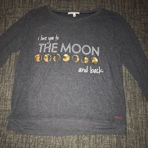 Size m/l peace love world plush sweater